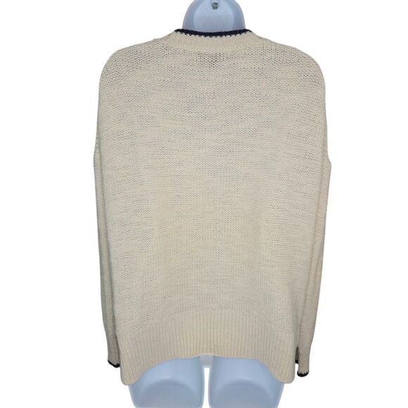 J. Crew Chunky Knit Crewneck Sweater Size Large - Picture 2 of 7